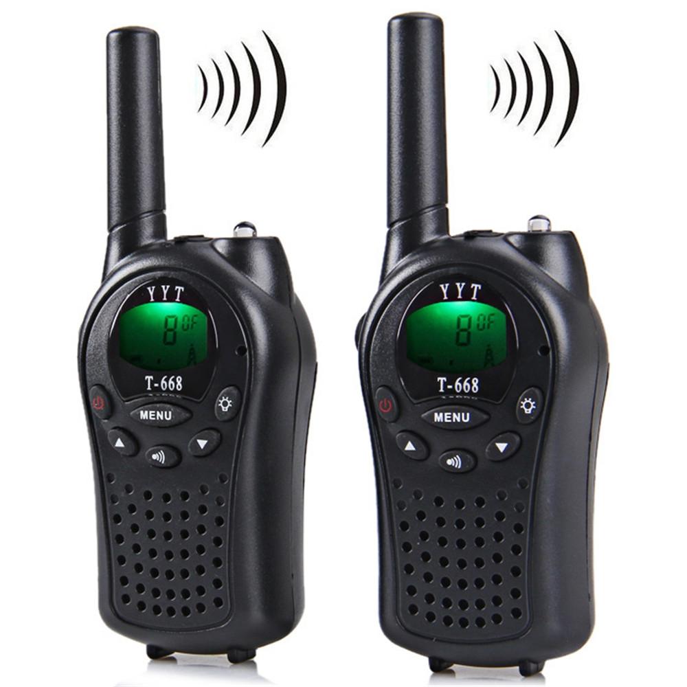 T-668 Professional 8-Channel LCD Screen Walkie Talkie 5km Range