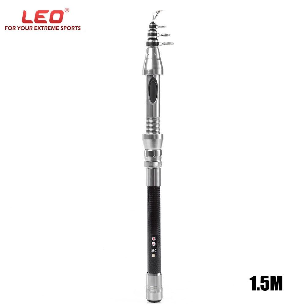 LEO Sea River Lake Pole Carbon Fiber Mini Automatic Fishing Rod Fish Device