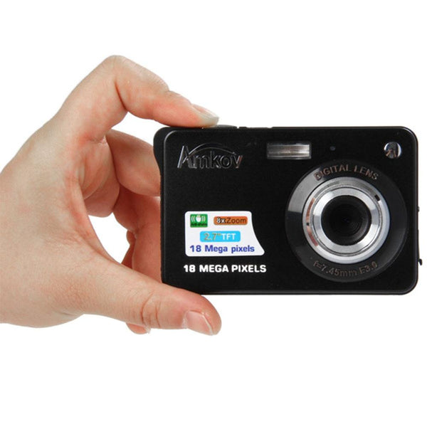 Amkov CDC3 2.7 Inch TFT Screen 18.0MP CMOS 5.0MP Anti-shake Digital Video Camera