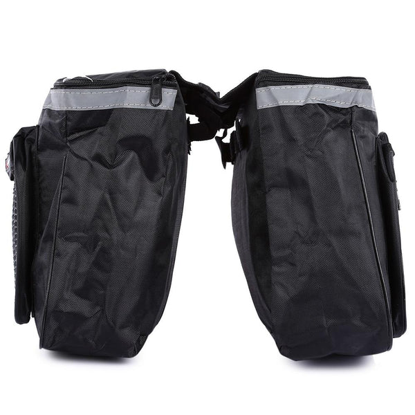 Robesbon 25L Mountain Bike Rear Rack Bag with Independent Side Pouch Bicycle Equipment