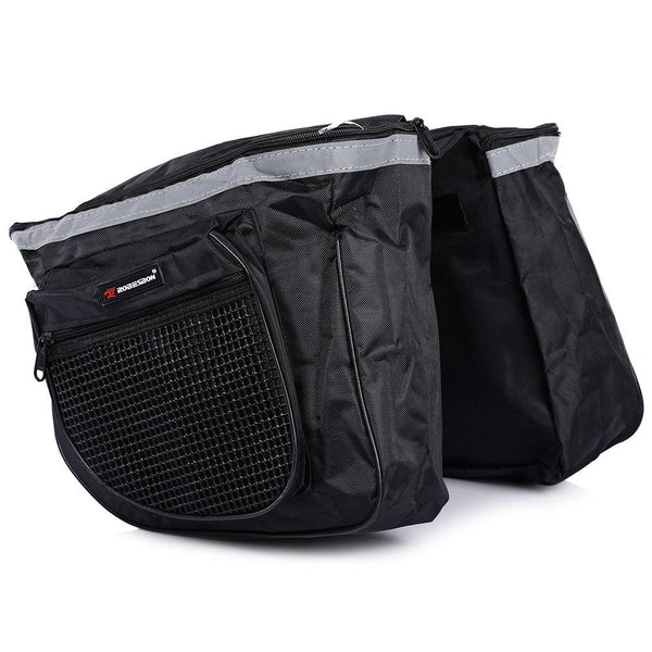 Robesbon 25L Mountain Bike Rear Rack Bag with Independent Side Pouch Bicycle Equipment