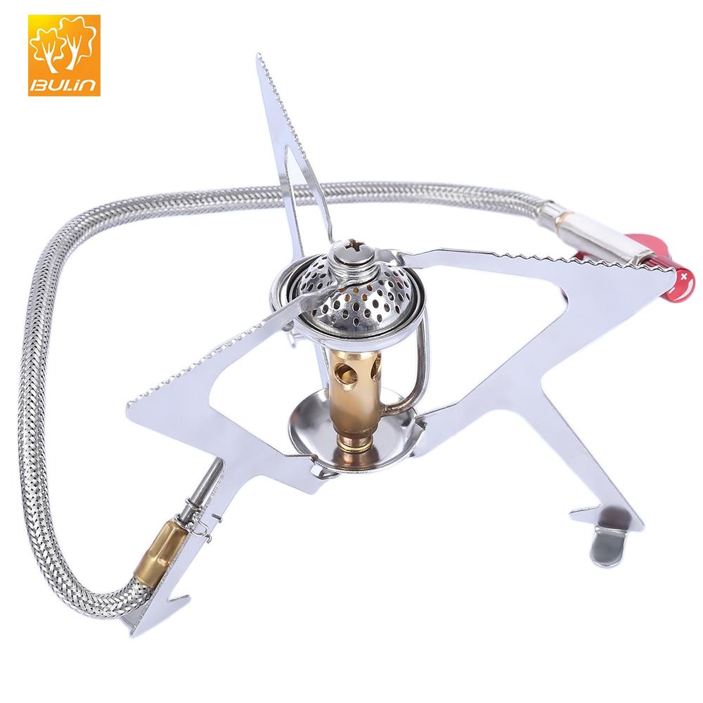 Outdoor Gas Stove Foldable Cooking Camping Split Burner