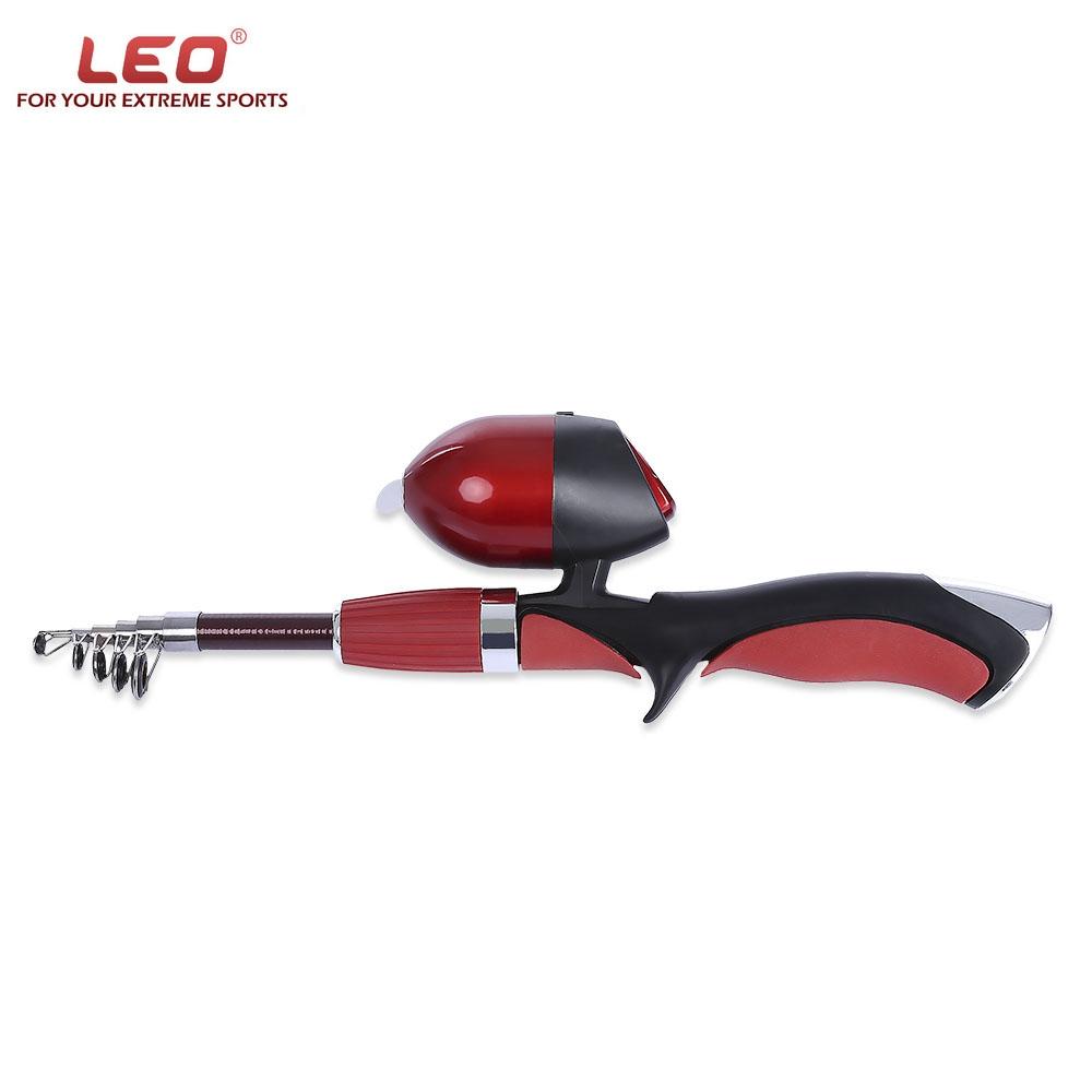 LEO Outdoor Sea River Lake 1.4M Telescopic Fishing Rod Closed Wheel