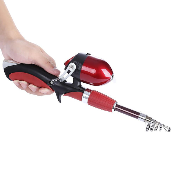 LEO Outdoor Sea River Lake 1.4M Telescopic Fishing Rod Closed Wheel