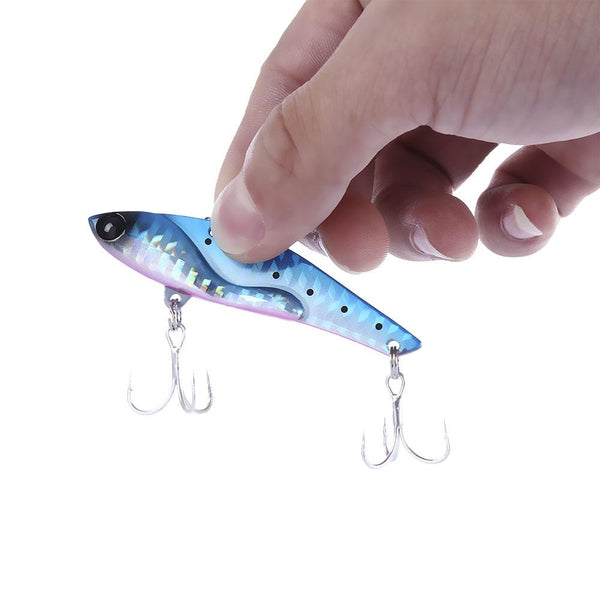 TSURINOYA All Metal Sinking Fishing Bait Iron Plate VIB Sequin Fish Lure