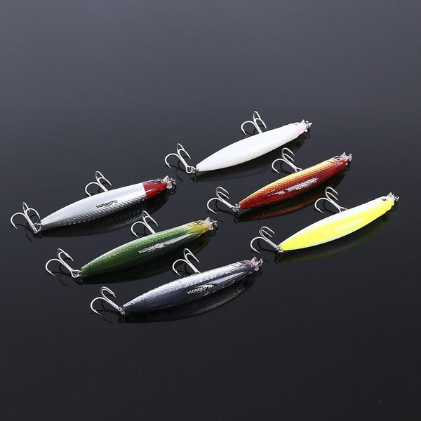 TSURINOYA DW18 Outdoor Fishing Lure Crank Bait with 2 Hook