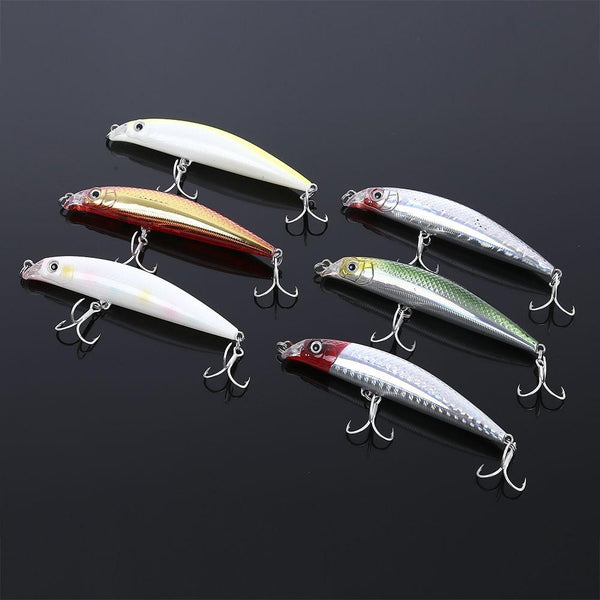 TSURINOYA DW18 Outdoor Fishing Lure Crank Bait with 2 Hook