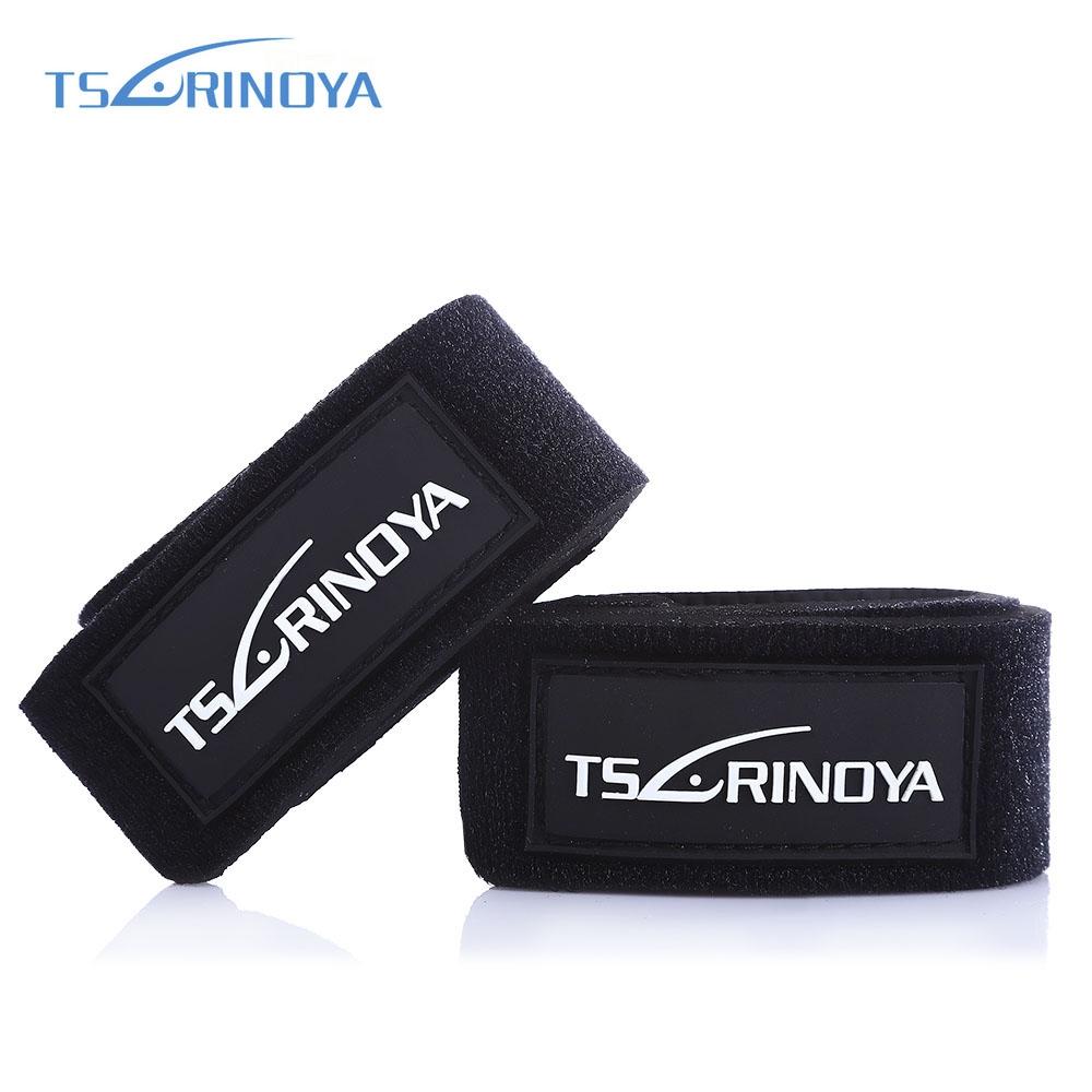 TSURINOYA 2pcs / Lot Fishing Rod Wrap Belt Tie Suspender Holder Fish Tackle