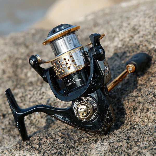 TSURINOYA F2000 5:2:1 Gear Ratio Spinning Fishing Reel for Casting Lure Tackle Line