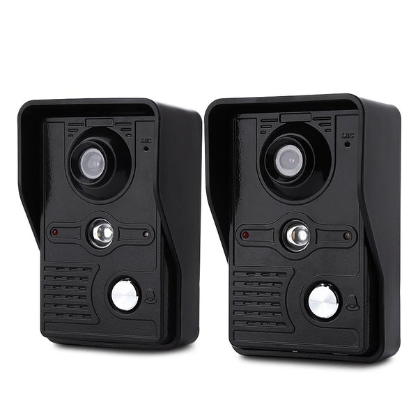 SY813MKB21 7 inch Night Vision Video Door Phone Doorbell Intercom Kit with 2 camera 1 monitor