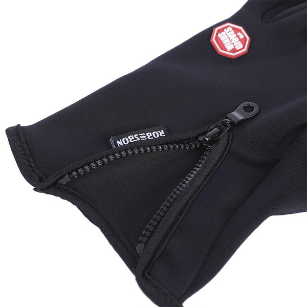 Robesbon Paired Unisex Outdoor Bicycle Screen Warm Riding Gloves