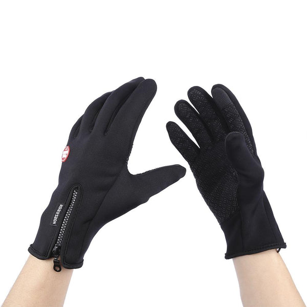 Robesbon Paired Unisex Outdoor Bicycle Screen Warm Riding Gloves