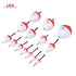 LEO 14pcs / Set Fishing Bobber with Stick Polystyrene Fish Float