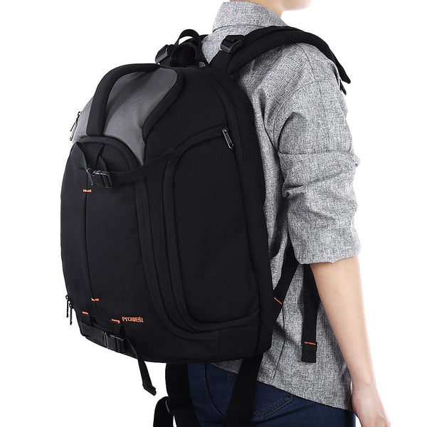 PROWELL DC21402 DSLR Camera Canvas Photography Bag Backpack