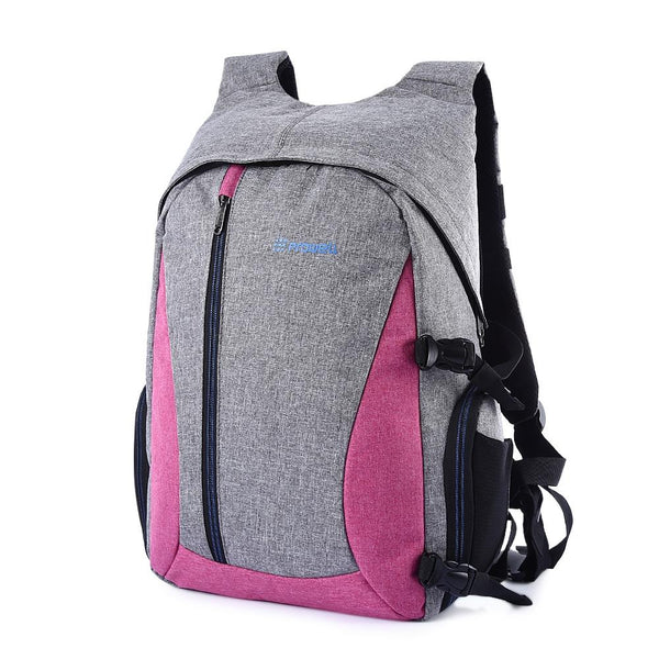 PROWELL DC21439 DSLR Camera Flax Photography Bag Backpack