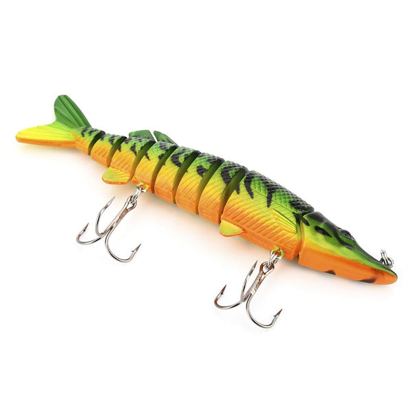 Proberos Outdoor Artificial 9 Sections Pike Fishing Lure