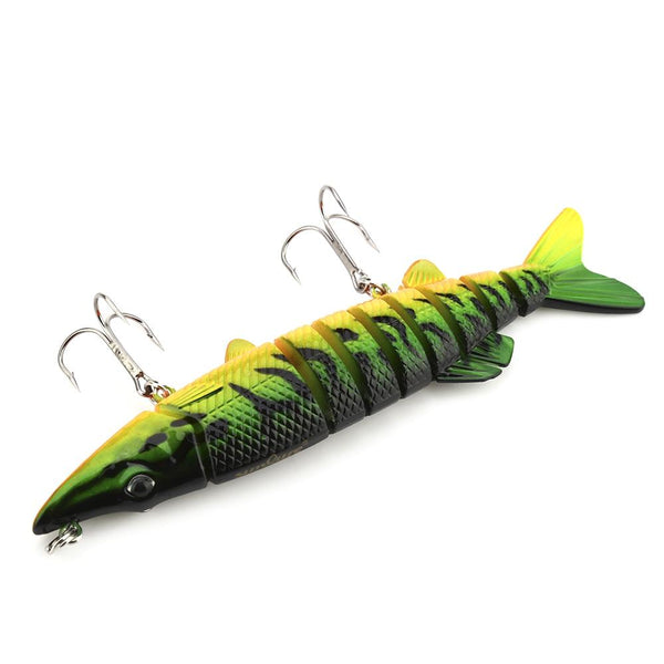 Proberos Outdoor Artificial 9 Sections Pike Fishing Lure