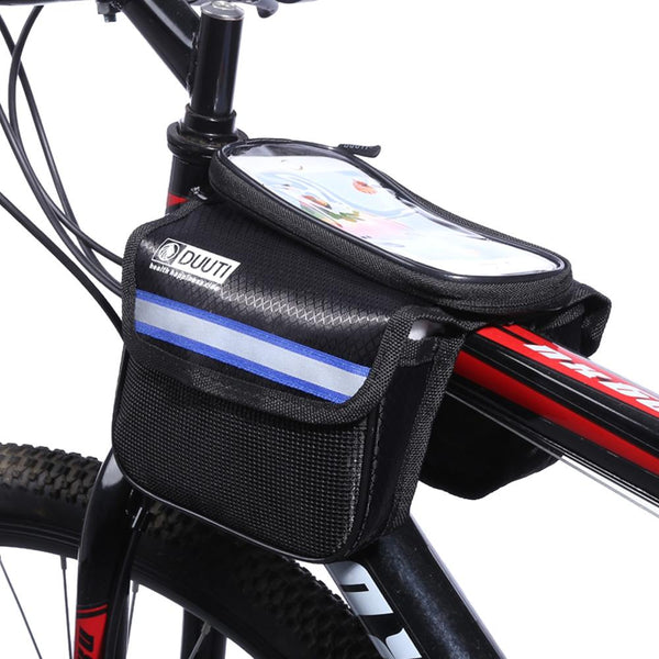 DUUTI Water Resistant Bicycle Phone Screen Front Tube Bag