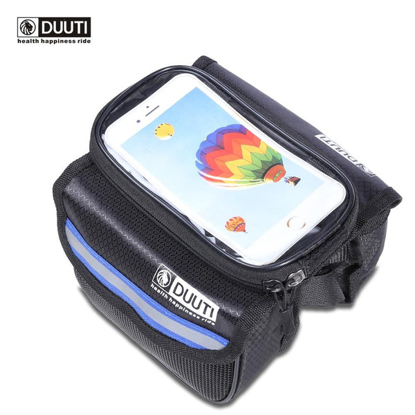 DUUTI Water Resistant Bicycle Phone Screen Front Tube Bag