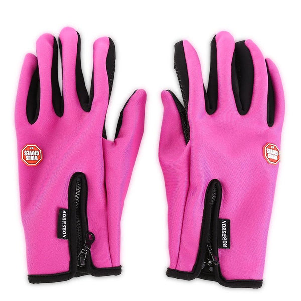 Robesbon Paired Unisex Outdoor Bicycle Screen Warm Riding Gloves