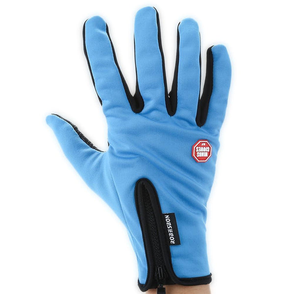 Robesbon Paired Unisex Outdoor Bicycle Screen Warm Riding Gloves