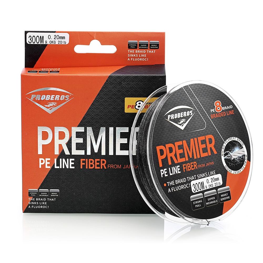 Proberos Strong 300M 8 Strand Weave PE Braided Fishing Line