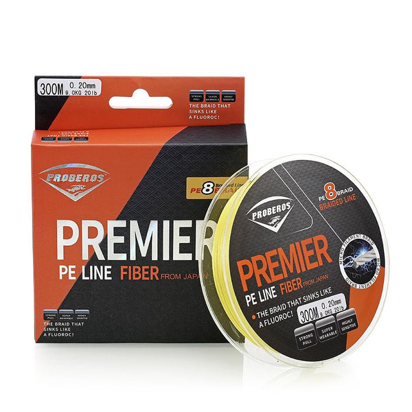 Proberos Strong 300M 8 Strand Weave PE Braided Fishing Line