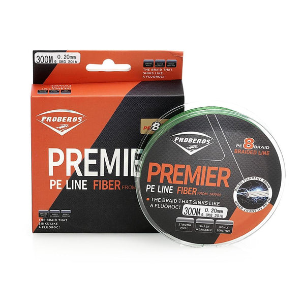 Proberos Strong 300M 8 Strand Weave PE Braided Fishing Line