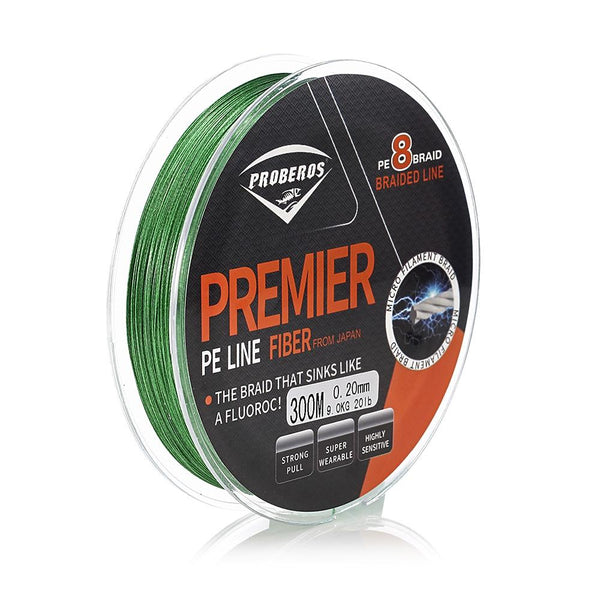 Proberos Strong 300M 8 Strand Weave PE Braided Fishing Line