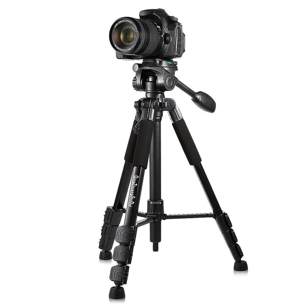 QZSD Q111 4.8ft 4 Section Aluminum Alloy Camera Tripod