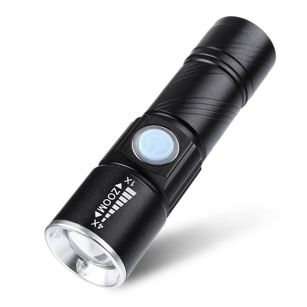 CYCLE ZONE USB Rechargeable Bike Front Handlebar Flashlight