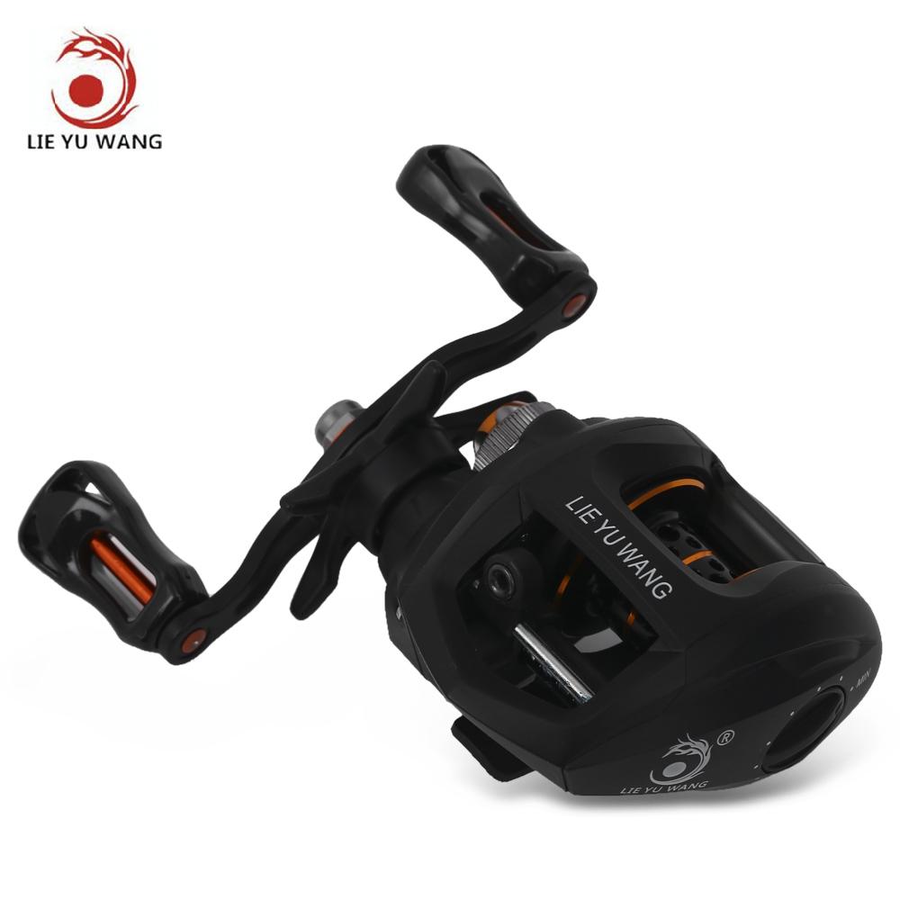 LIE YU WANG LC 10 + 1 ( True 5 + 1BB ) Bearings Fishing Reel Water Drop Wheel