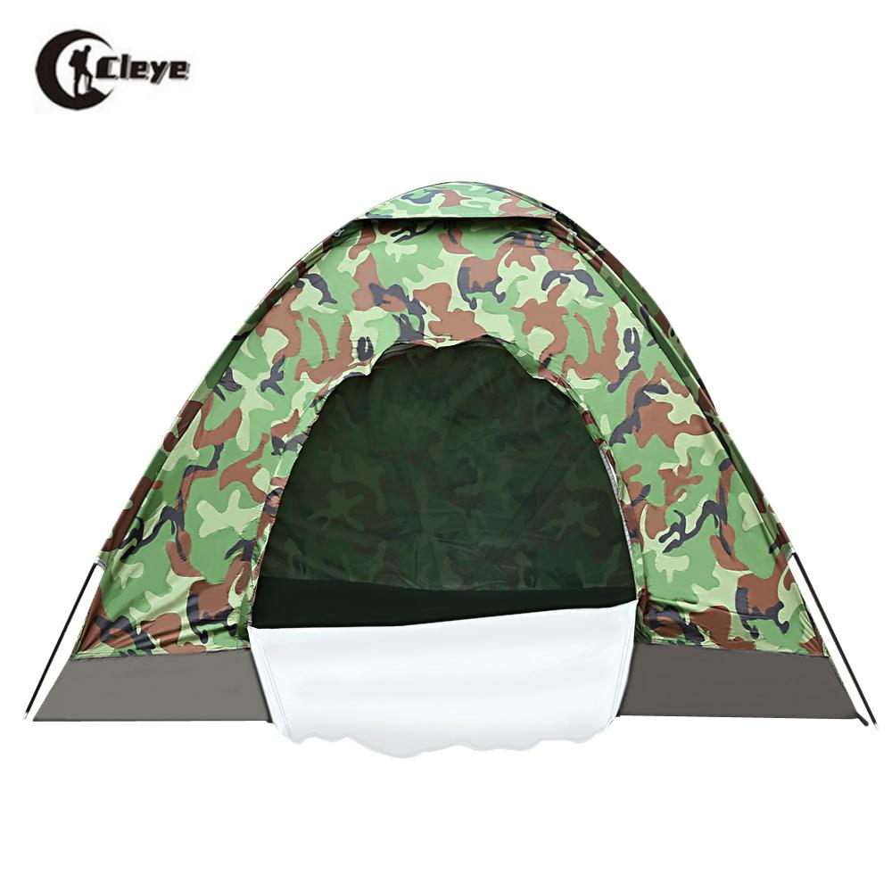Outdoor Fishing Camping One Layer Camouflage Tent