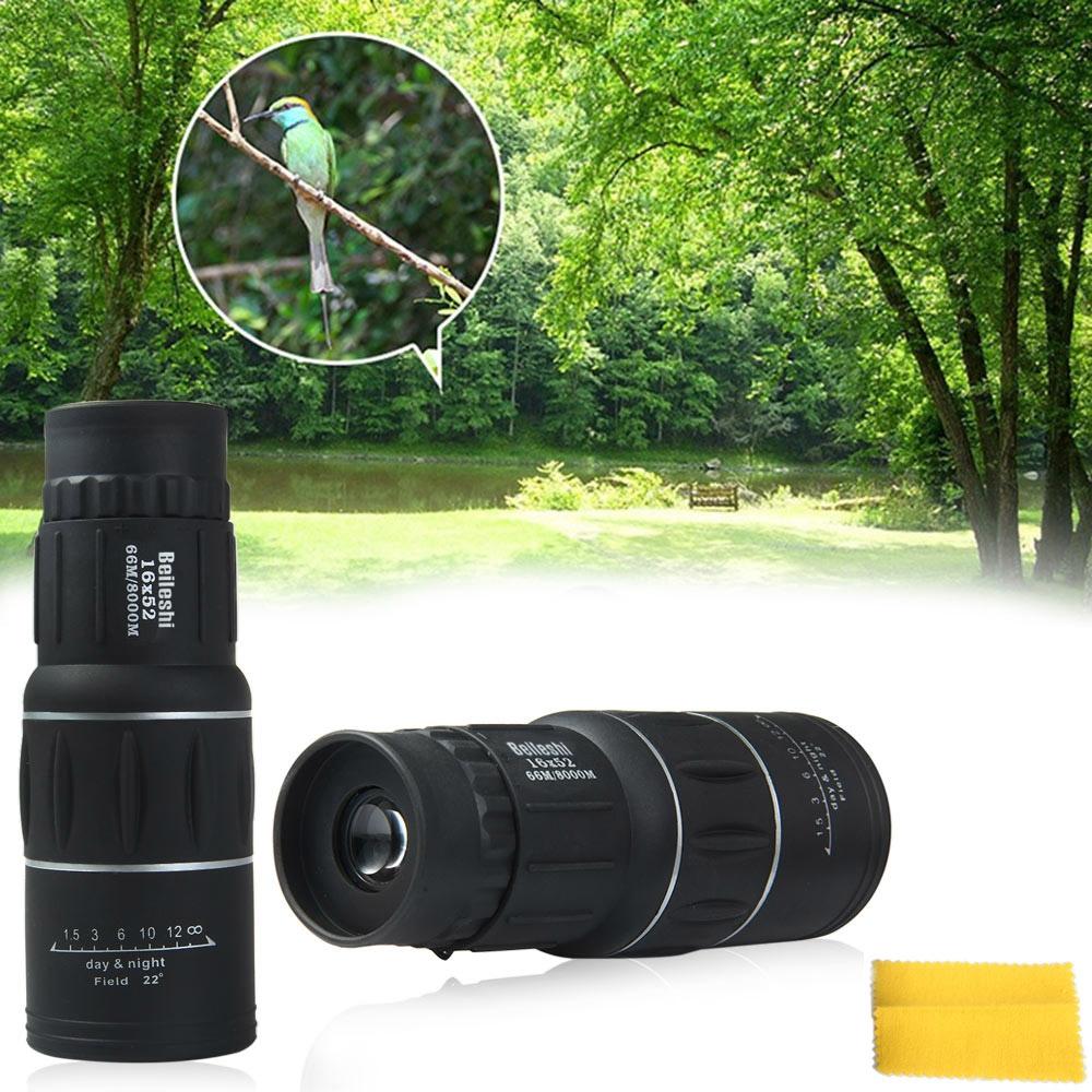 Beileshi 16 x 52 Dual Focus Zoom Optic Lens 16X Monocular Telescope