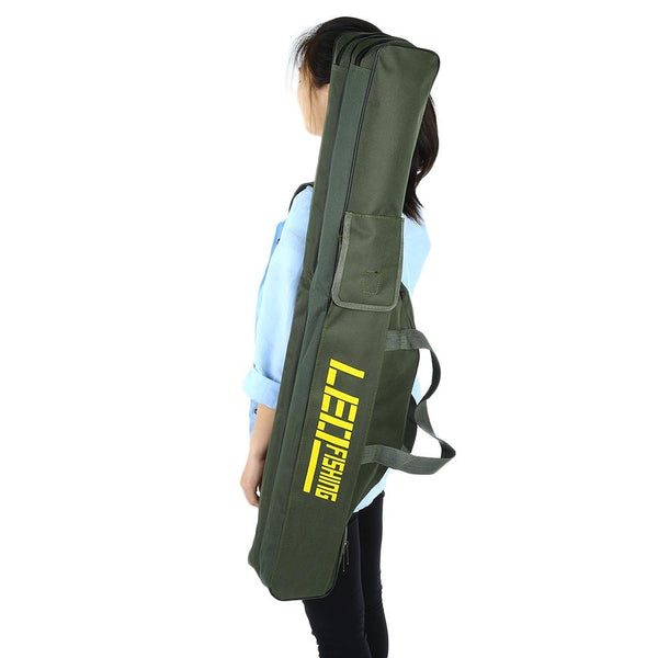 LEO 1M / 1.5M Foldable Fishing Rod Bag Fish Pole Holder