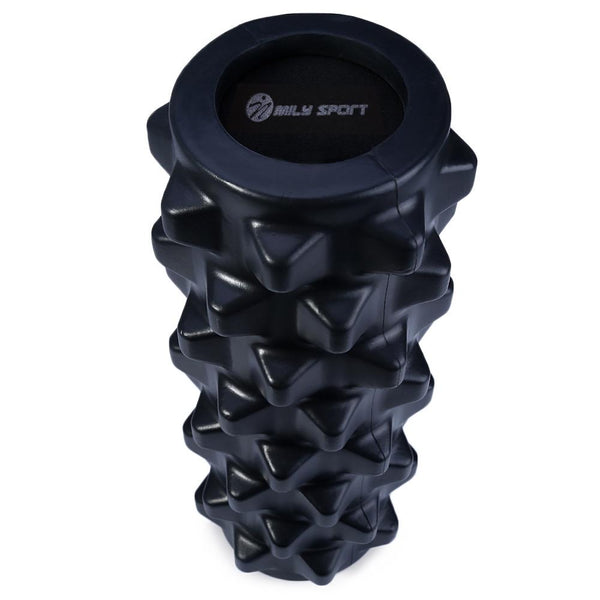 MILY SPORT PU Skin EVA Yoga Fitness Foam Roller Physio Block Exercise Massage Gym Cure Equipment