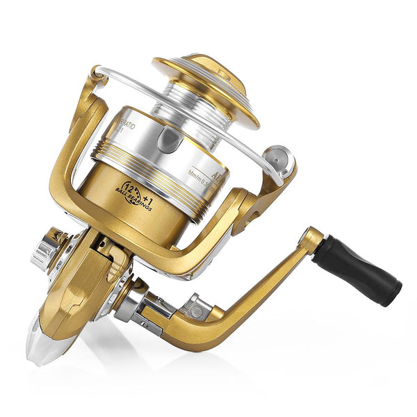 Fishdrops 12 + 1BB Left Right Interchangeable Spinning Reel