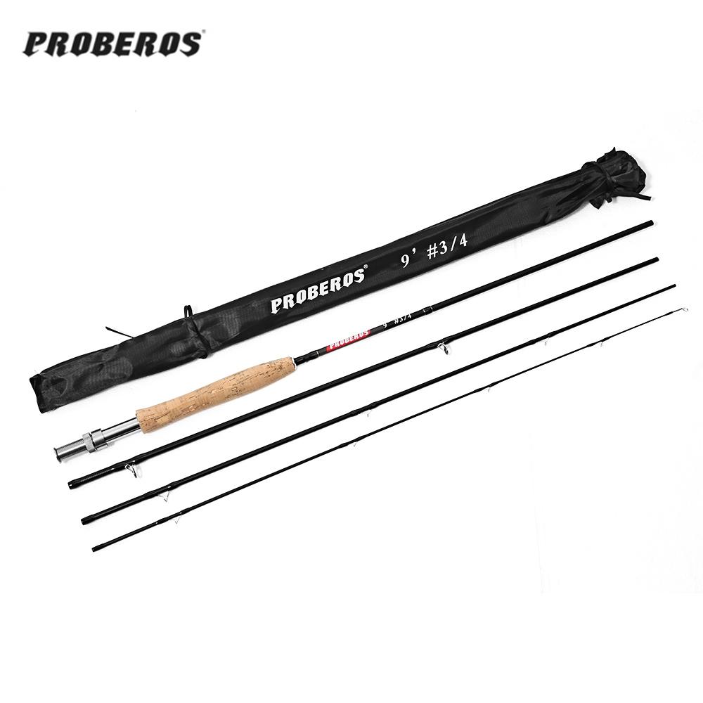 Proberos 2.7M 4-section Carbon Fly Fishing Rod Fish Tool