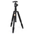 QZSD Q668S 1.46m Aluminium Alloy 4 Section Camera Tripod Unipod