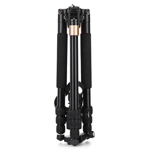 QZSD Q668S 1.46m Aluminium Alloy 4 Section Camera Tripod Unipod
