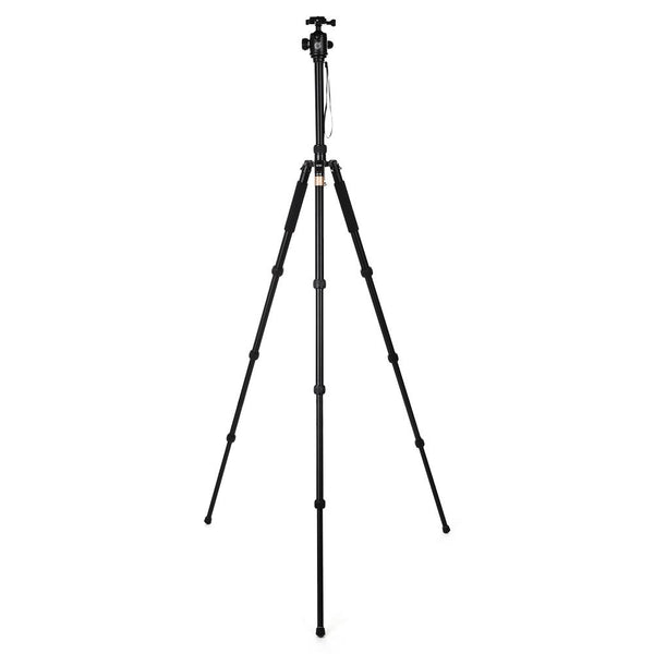 QZSD Q999B 1.63m Aluminium Alloy 4 Section Camera Tripod Unipod