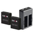 SJCAM Dual Slot Charging Dock with Double 1000mAh Back-up Batteries for SJ7 Star Action Camera