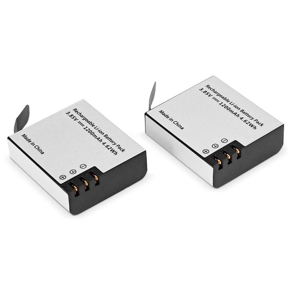 Hawkeye Dual-slot Charging Dock with Two 1200mAh Batteries for Firefly 8S / 8SE Action Camera