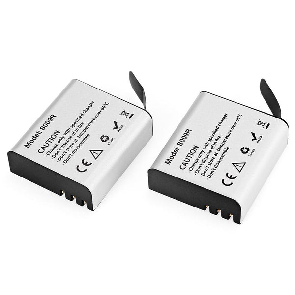 Hawkeye Dual-slot Charging Dock with Two 1200mAh Batteries for Firefly 8S / 8SE Action Camera
