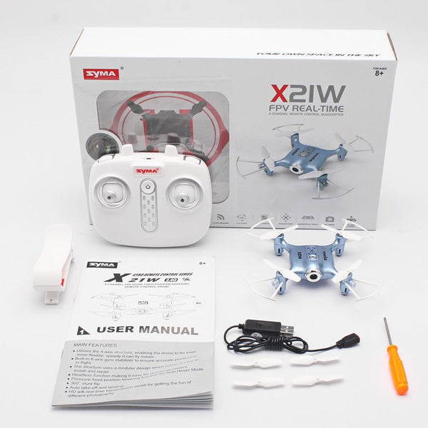 SYMA X21W Mini RC Quadcopter RTF WiFi FPV 0.3MP Camera / Altitude Hold / G-sensor Mode