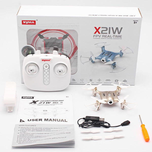 SYMA X21W Mini RC Quadcopter RTF WiFi FPV 0.3MP Camera / Altitude Hold / G-sensor Mode
