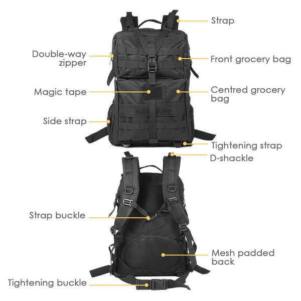 45L Tactical Military Backpack Rucksack for Camping - CBXMall.com | Best Prices ➤ Fast DELIVERY | ✈ Free Standard Shipping over 100+ Countries Worldwide