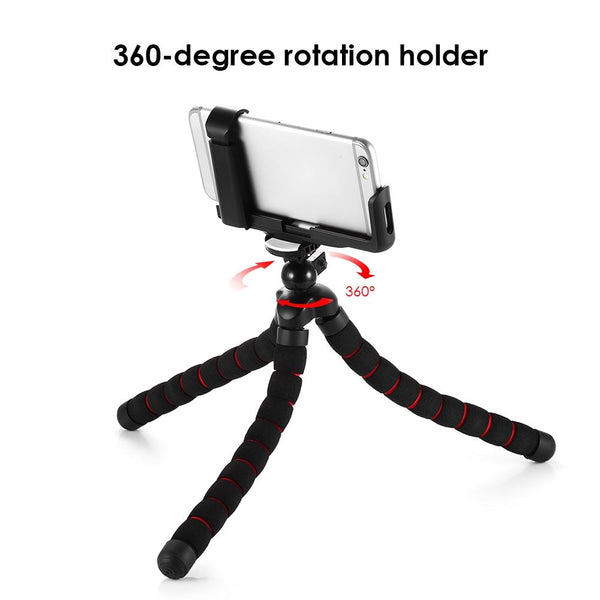 10 inch Flexible Octopus Tripod Holder for Phone and Camera
