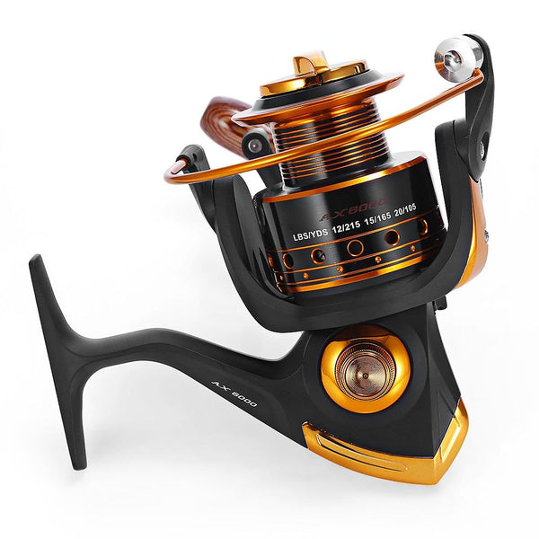 YUMOSHI 12 + 1BB Metal Fishing Reel with Foldable Handle