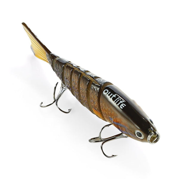Outlife 7-segment Swimbait Crankbait Fishing Artificial Bait